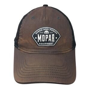 Mopar Speed And Power Equipment Snapback 5 Panel Cap Multi One Size Adjustable